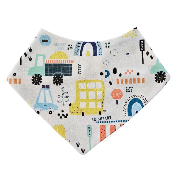 Bib Scarf - Colorful Vehicles