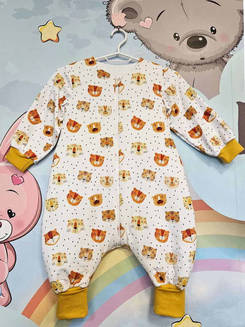 Cotton Sleeping Bag with Legs, Sleeves, and Filling - Lavići