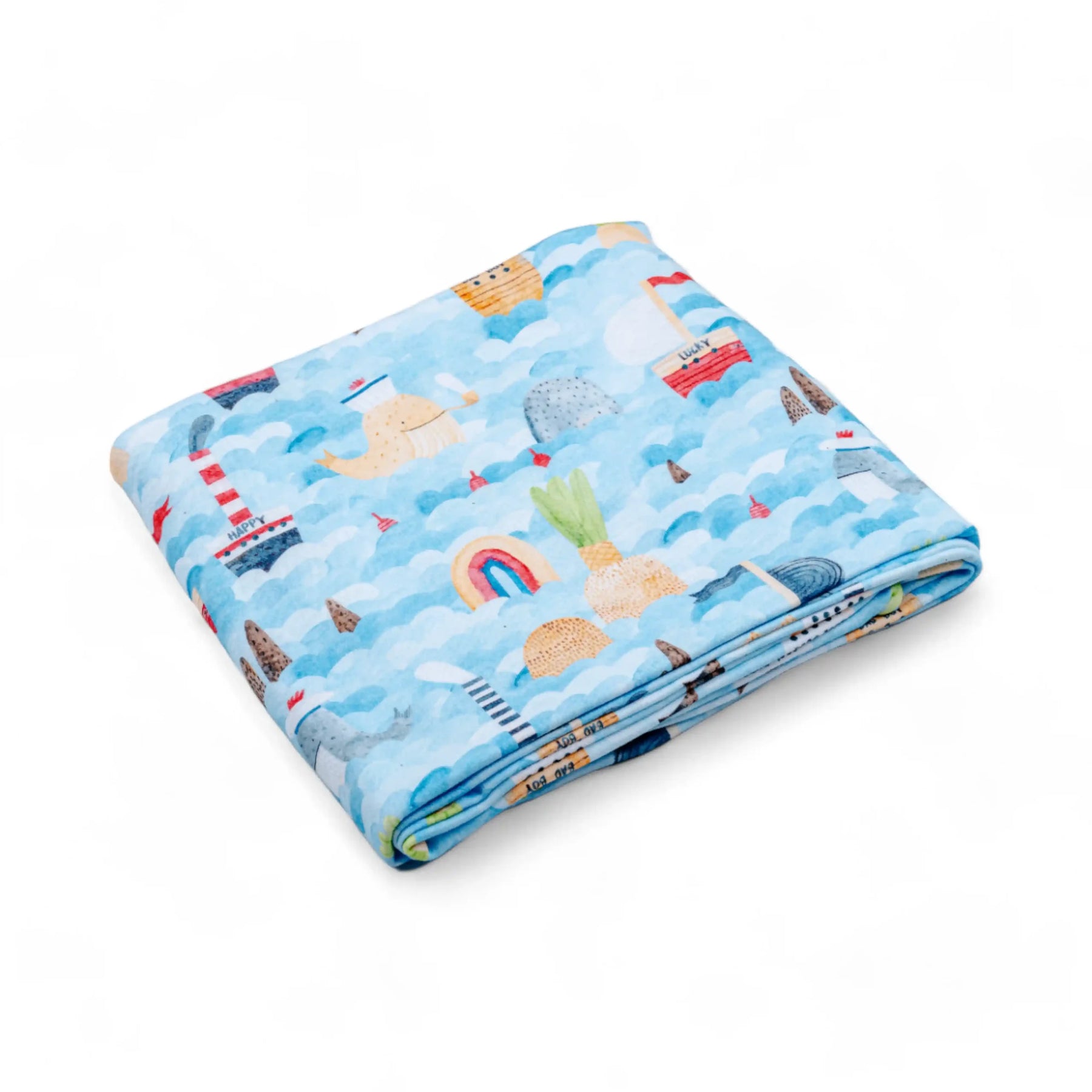 Premium Cotton Double Layer Blanket - Sea