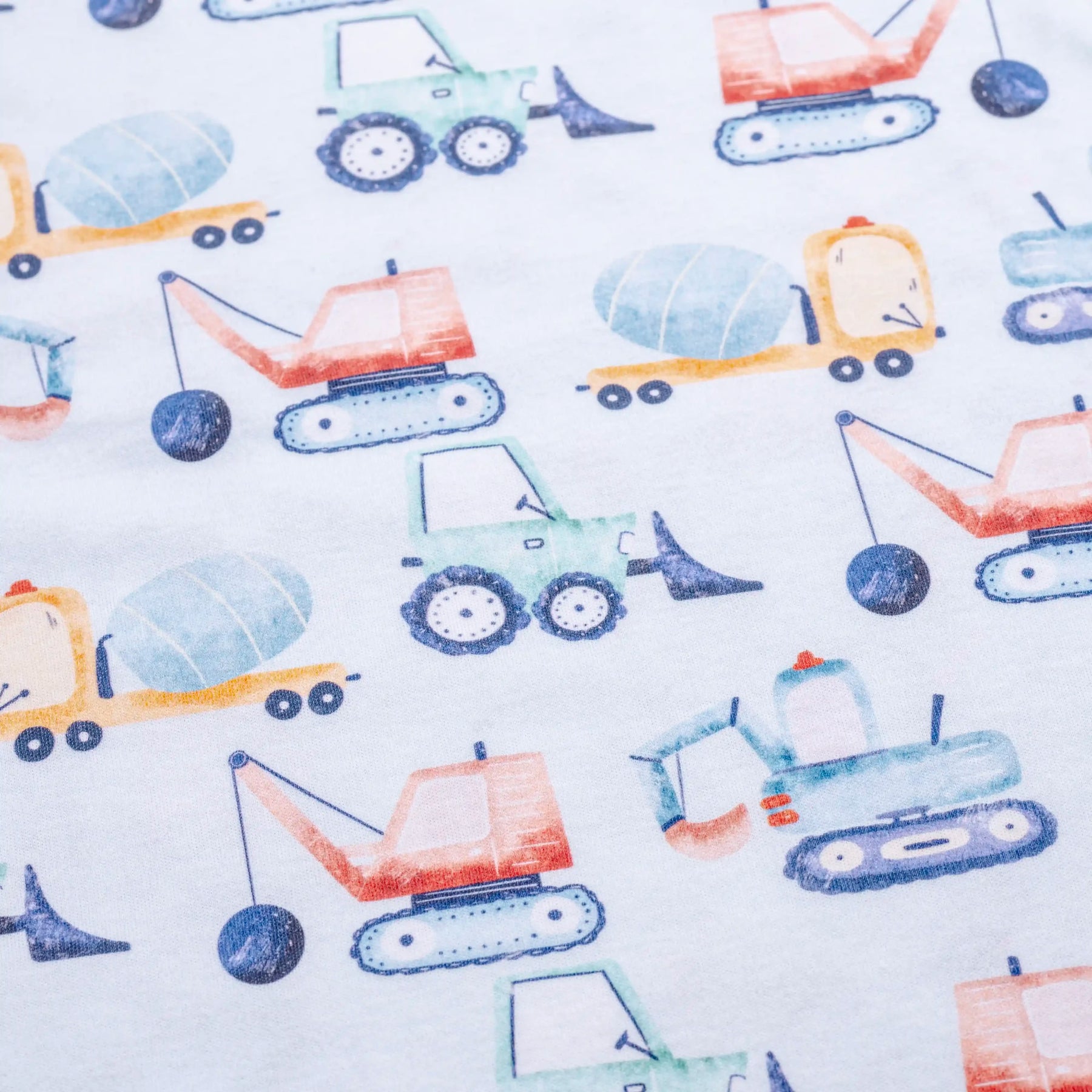 Premium Cotton Double Layer Blanket - Machines - Blue