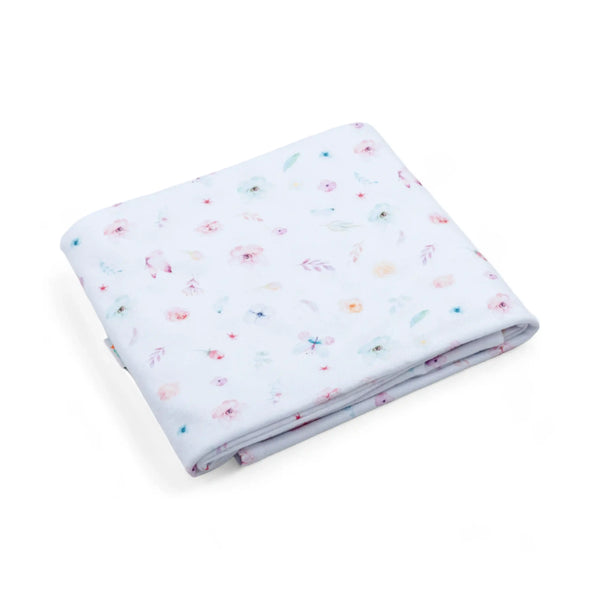 Premium Cotton Double Layer Blanket - Butterflies and Flowers