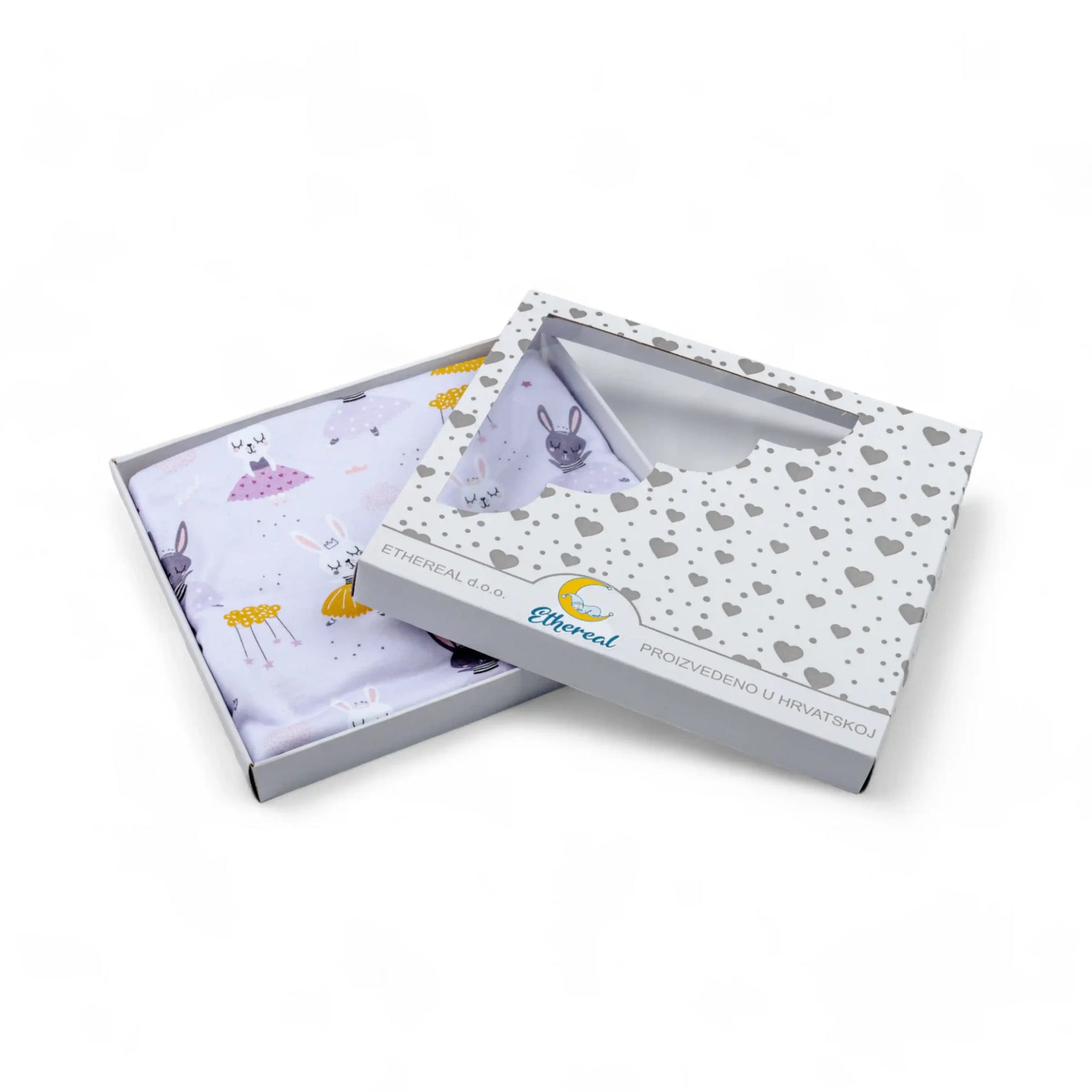 Premium Cotton Double Layer Blanket - Dancing Bunny