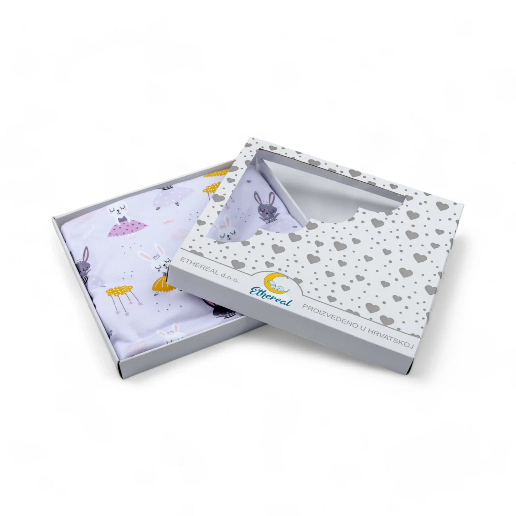 Premium Cotton Double Layer Blanket - Dancing Bunny