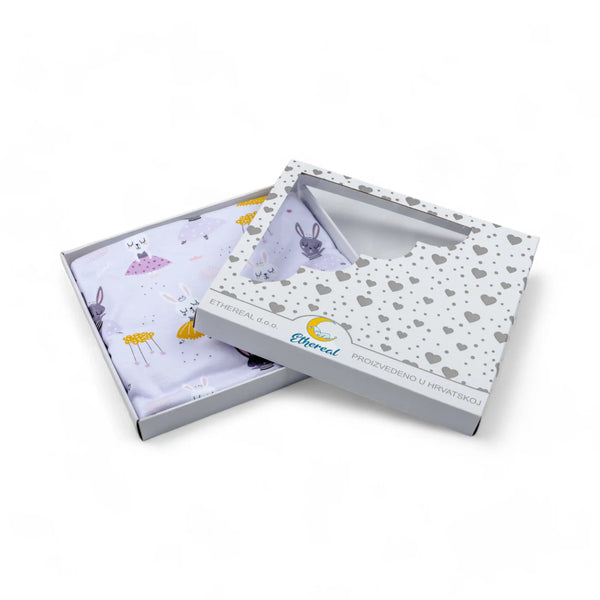 Premium Cotton Double Layer Blanket - Dancing Bunny