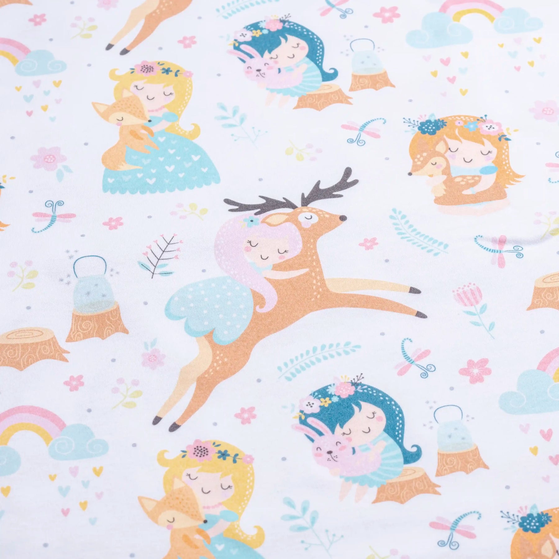 Premium Cotton Double Layer Blanket - Princesses