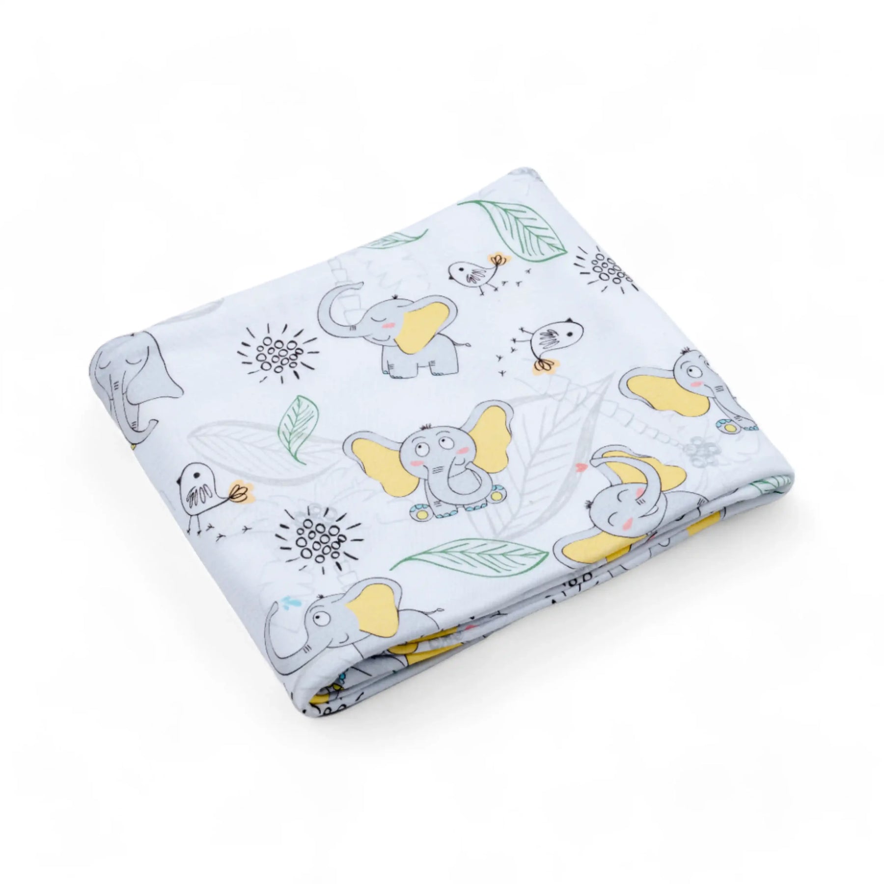 Premium Cotton Double Layer Blanket - Elephant