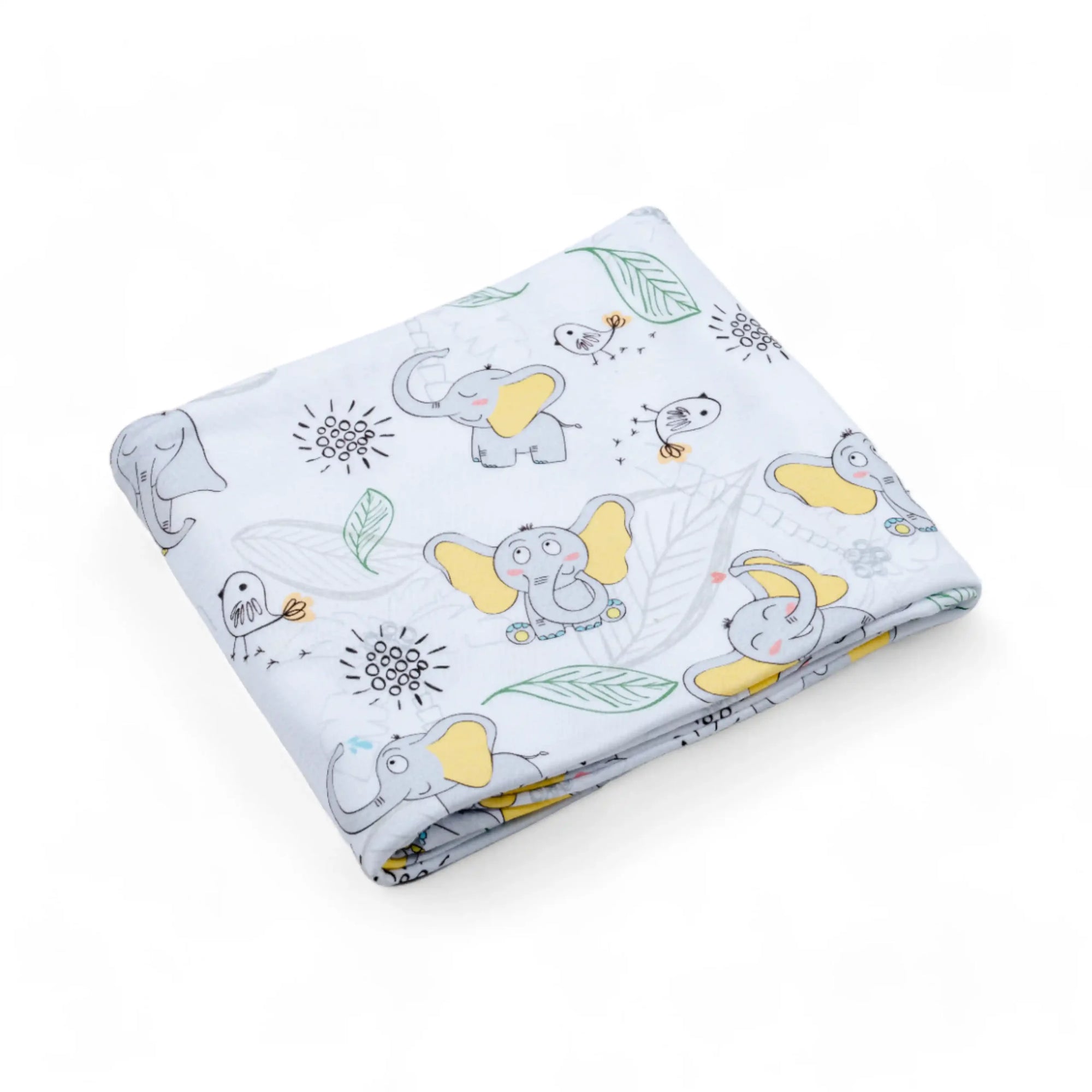 Premium Cotton Double Layer Blanket - Elephant