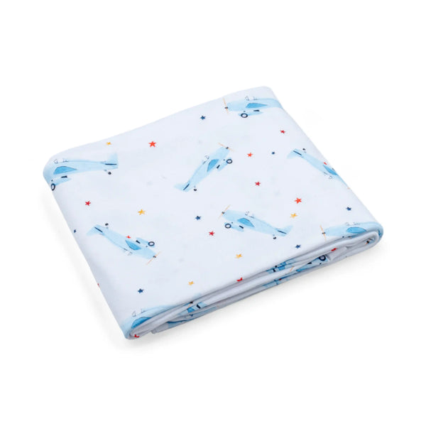 Premium Cotton Double Layer Blanket - Airplanes