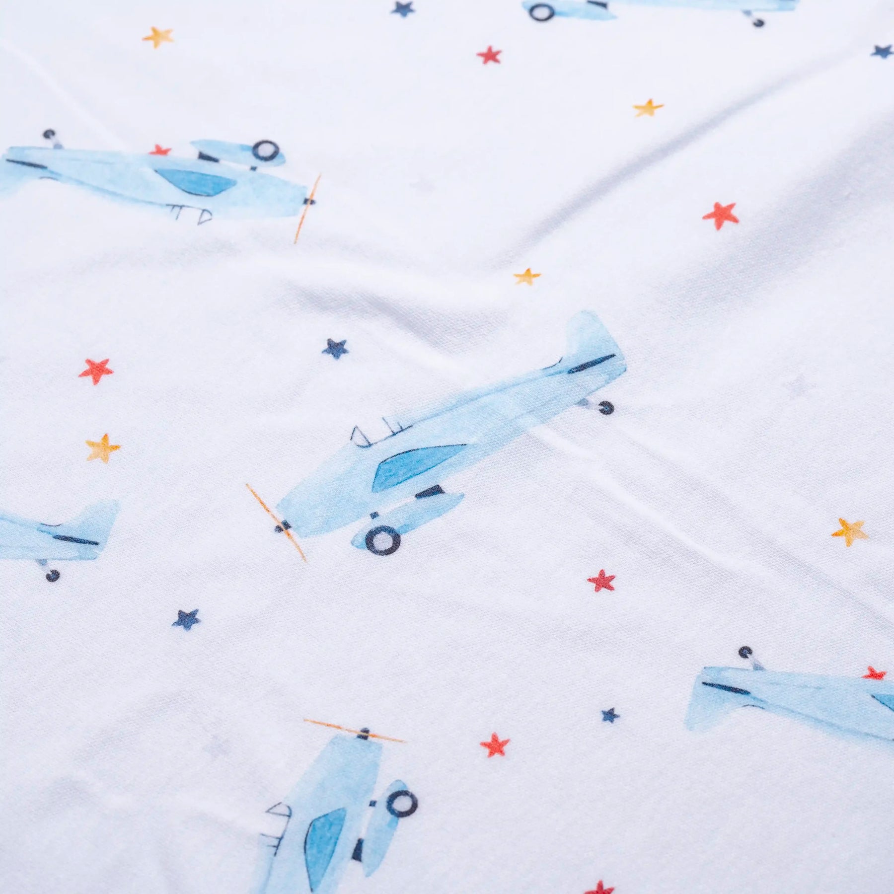 Premium Cotton Double Layer Blanket - Airplanes