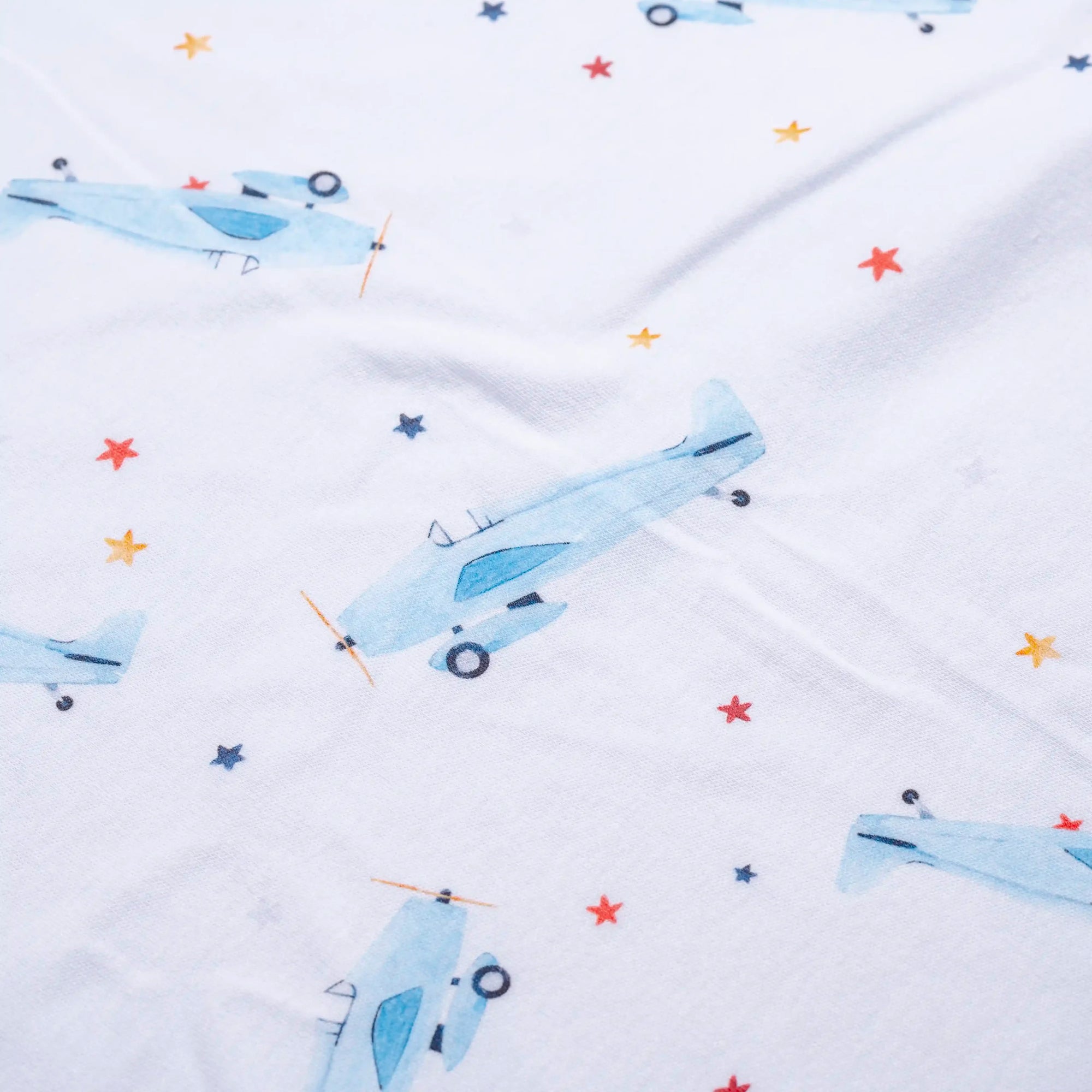 Premium Cotton Double Layer Blanket - Airplanes