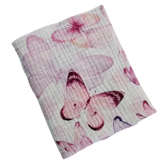 Children's Premium Muslin Tetra Diaper 65x65cm - Magical Butterfly