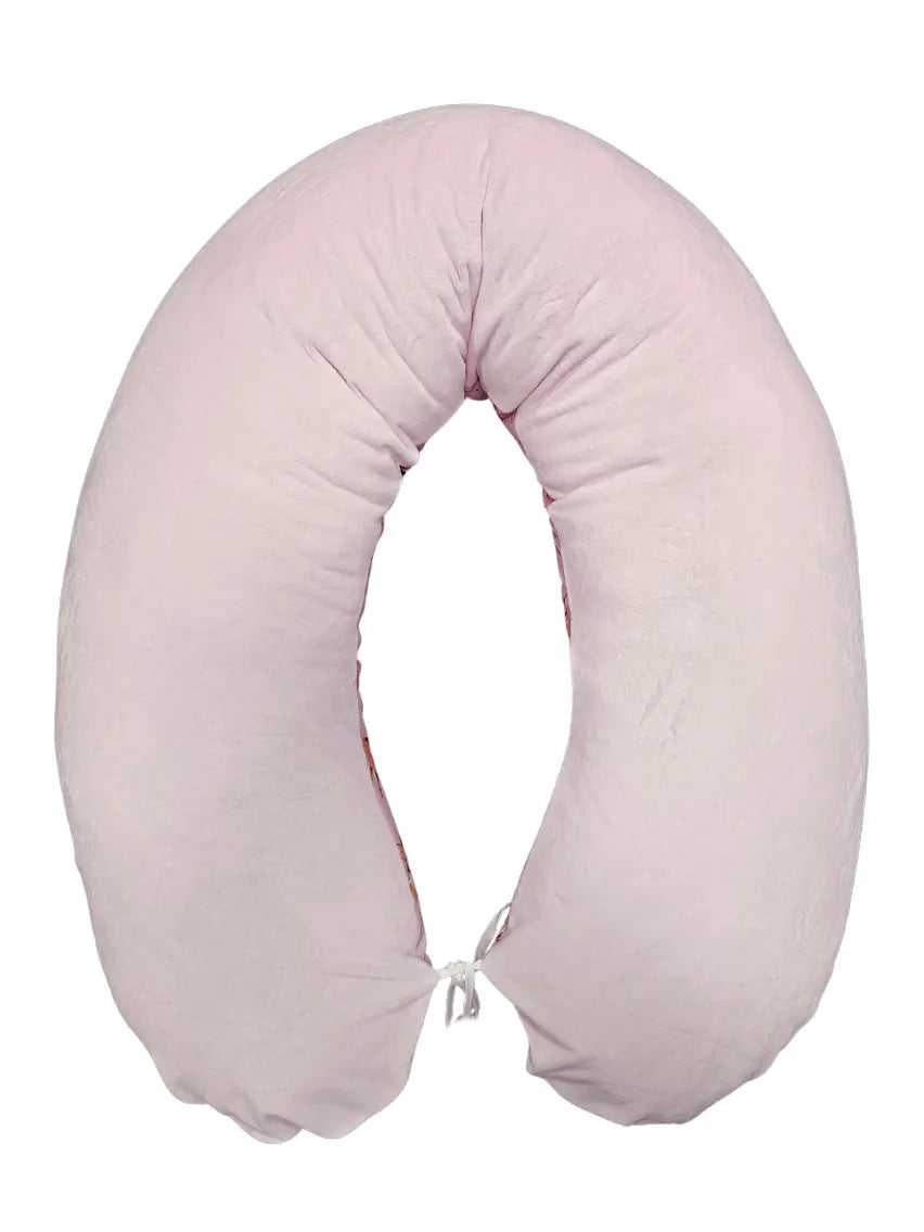 Nursing Pillow with Cotton Cover 170cm - Mouse Fairy + Pink Plush