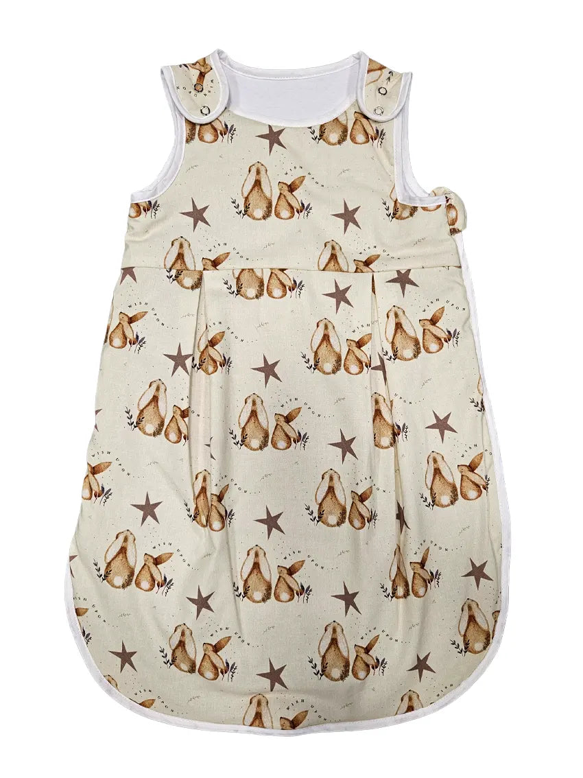 Classic Sleeping Bag with Filling - Bunny and the Star Beige