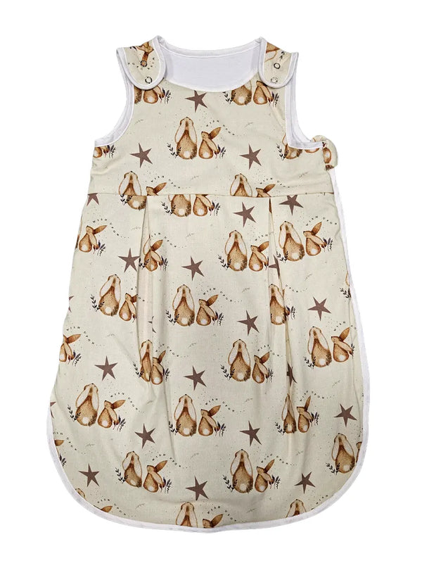 Classic Sleeping Bag with Filling - Bunny and the Star Beige