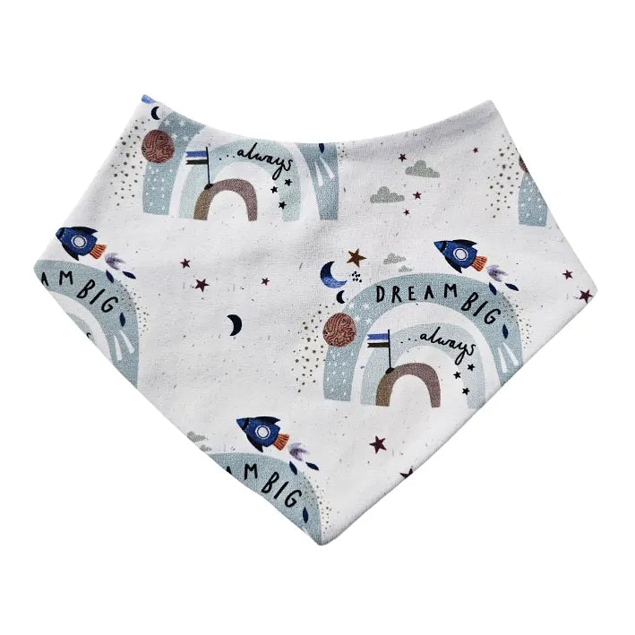 Bandana Bib - Dream big rainbow