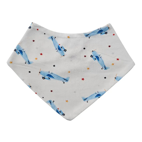 Bib scarf - Airplanes and stars