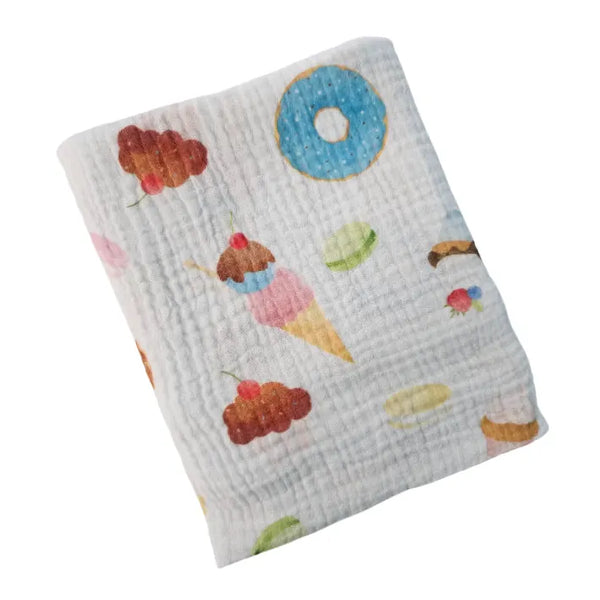 Children's Premium Muslin Tetra Diaper 65x65cm - Sweet Candy