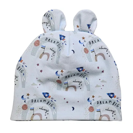 Two-Layer Hat with Ears - Dream big always