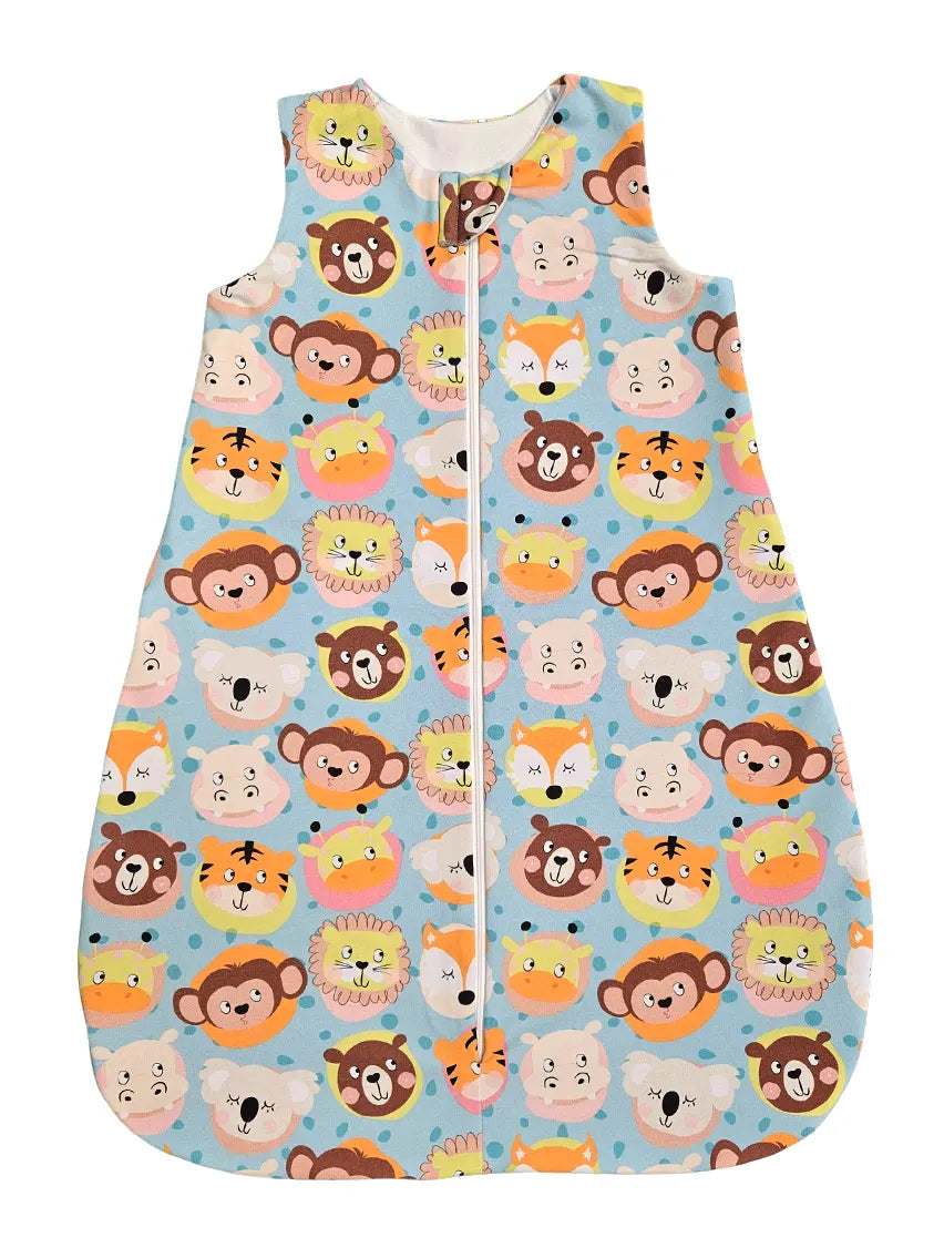 Cotton Classic Sleeping Bag - Jungle Baby Animals