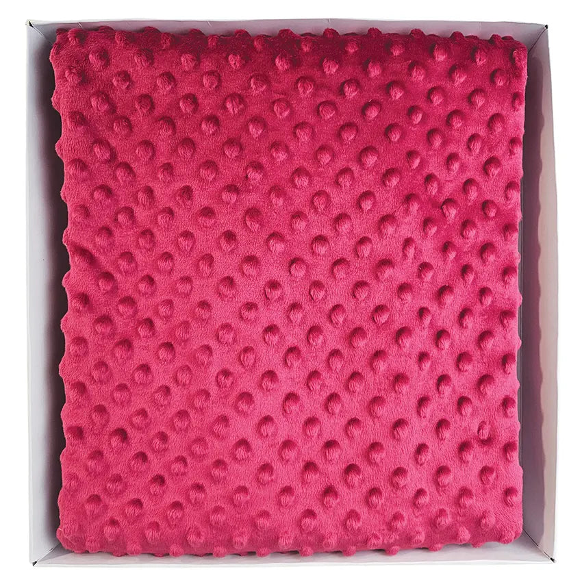 Minky Blanket - Fuchsia