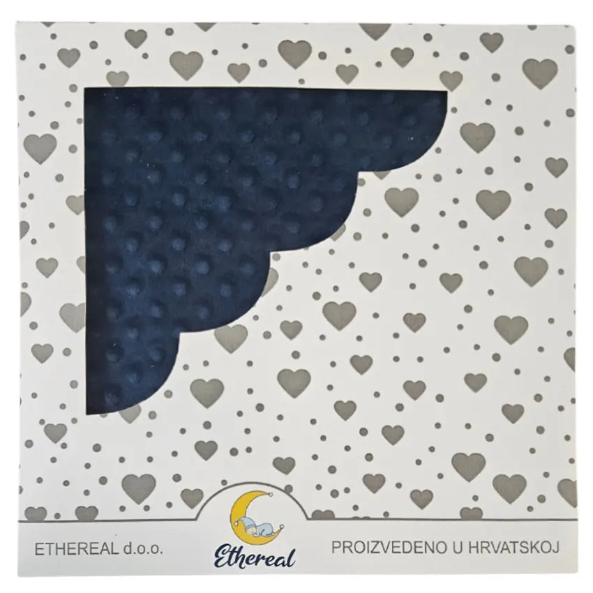 Minky Blanket - Dark Blue