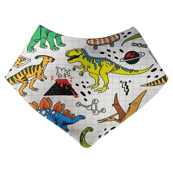Bandana Bib - Dinosaurs