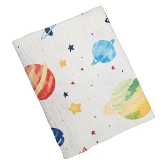 Children's Premium Muslin Tetra Diaper 65x65cm - Universe