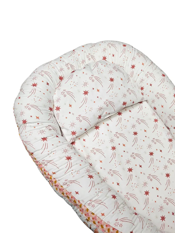 Gnijezdo za bebe - Dvostrano - Mousie ballerina and rose stars