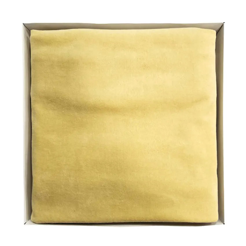 Cotton Velour Blanket 80x100cm - Mustard Yellow