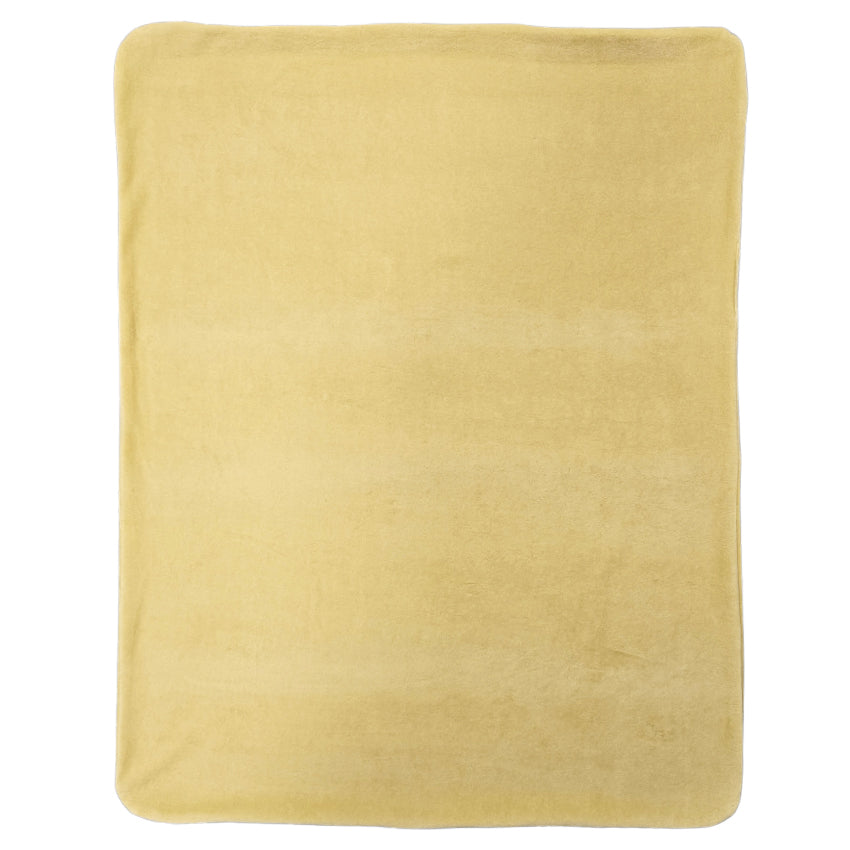 Cotton Velour Blanket 80x100cm - Mustard Yellow