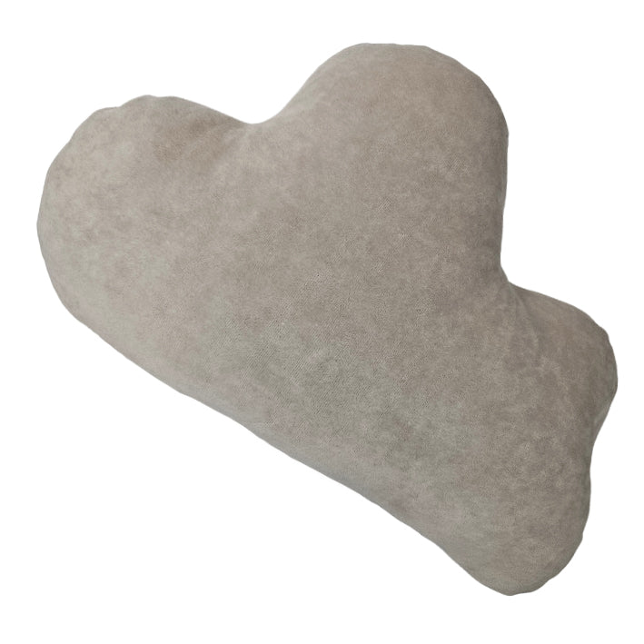 Cotton Velvet Decorative Cloud Pillow - Brown
