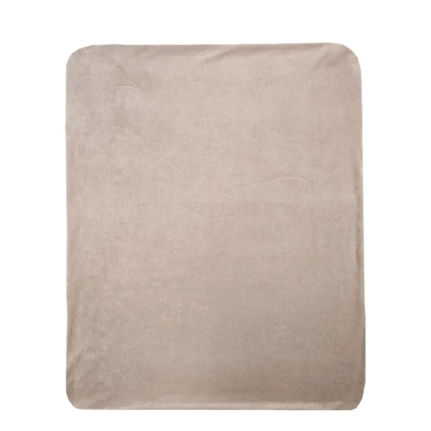 Cotton Velour Blanket 80x100cm - Brown