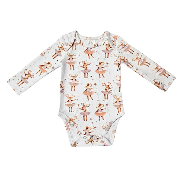 Long Sleeve Bodysuit - Mouse Fairy