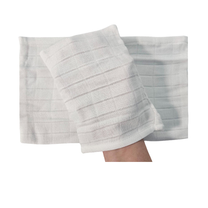 Bamboo Tetra Bath Mitt - White