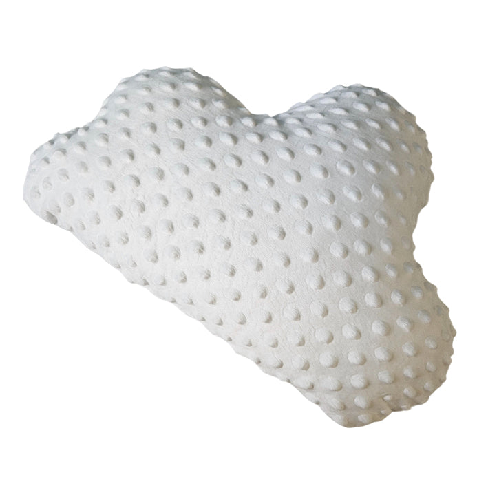 Minky Cloud Decorative Pillow - White