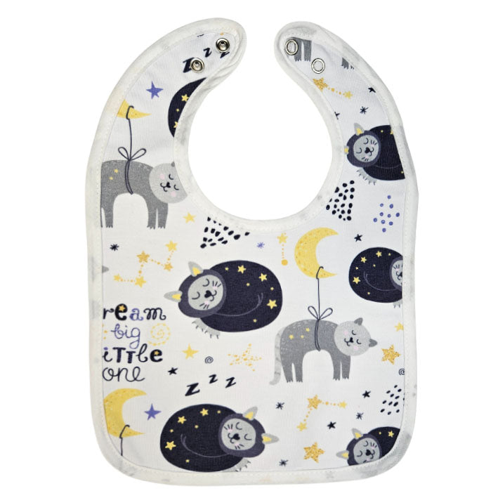 Bib with Waterproof Backing - Dream big little one