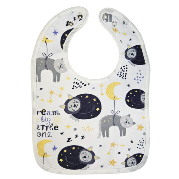 Bib with Waterproof Backing - Dream big little one