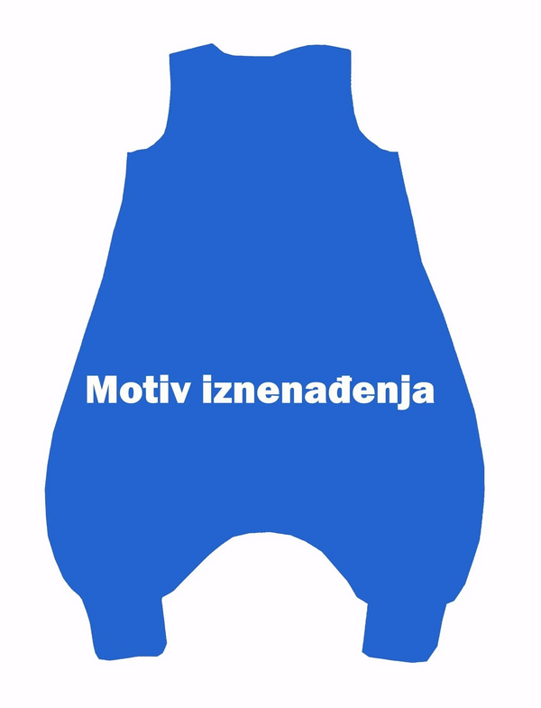 Muslin Two-Layer Sleeping Bag with Legs – Surprise Motif - FOR BOYS