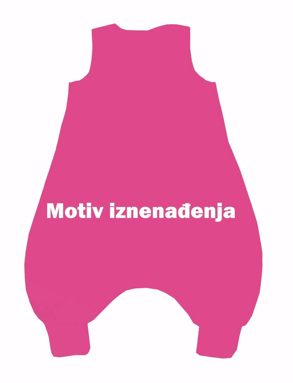 Cotton Sleeping Bag with Legs - SURPRISE MOTIF - FOR GIRLS