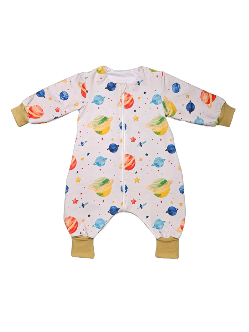 Cotton Sleeping Bag with Legs and Sleeves - Universe