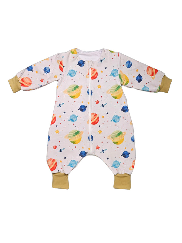 Cotton Sleeping Bag with Legs and Sleeves - Universe