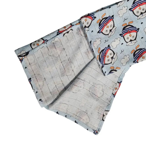 Children's Bamboo Tetra Diaper 65x65cm - Sailor Penguin