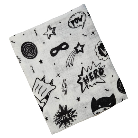Dječja tetra pelena muslin premium 65x65cm - Hero