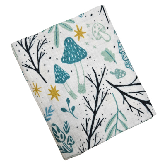 Children's Premium Muslin Tetra Diaper 65x65cm - Magical Forest
