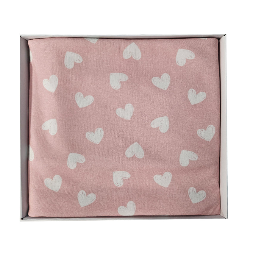 Pamučna premium dekica - organski pamuk - Rose hearts