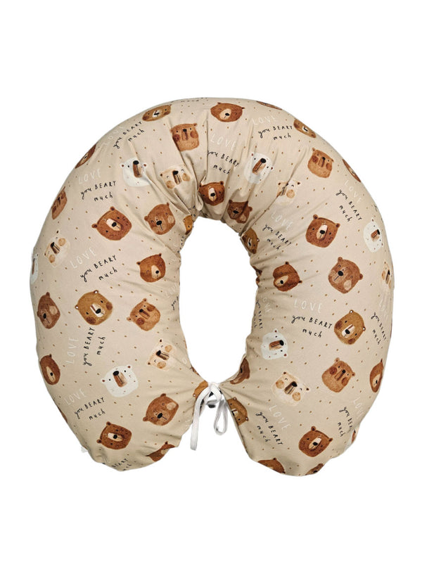 Nursing Pillow with Cotton Cover 130cm - Love you beary much