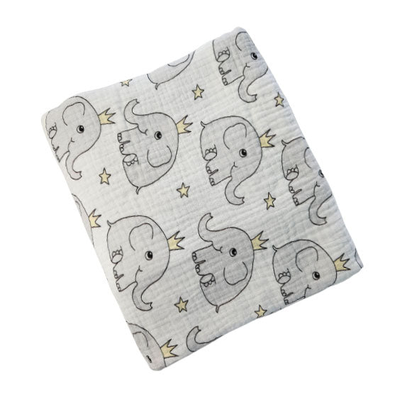 Muslin Tetra Blanket - Elephant the King