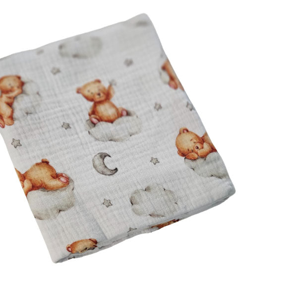 Muslin tetra dekica - Sleepy little bear