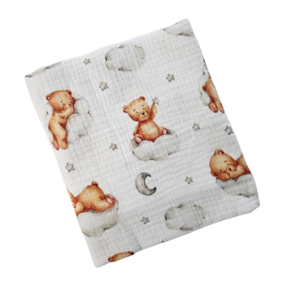 Muslin tetra dekica - Sleepy little bear