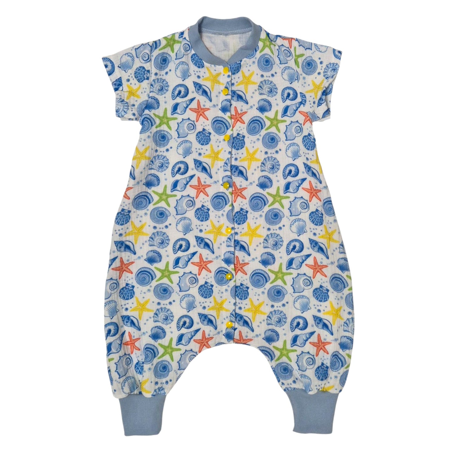 Single-layer muslin sleeping bag with legs - Marine World